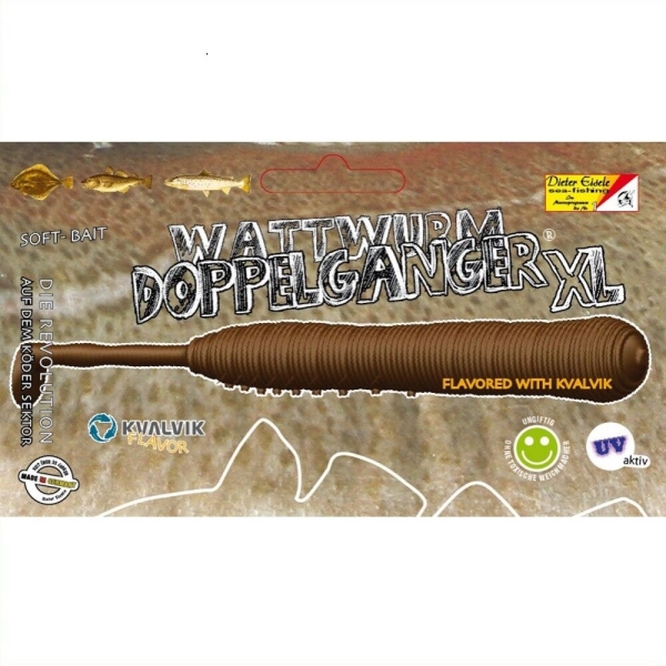 Eisele Wattwurm Doppelgänger XL Transparent Glitter