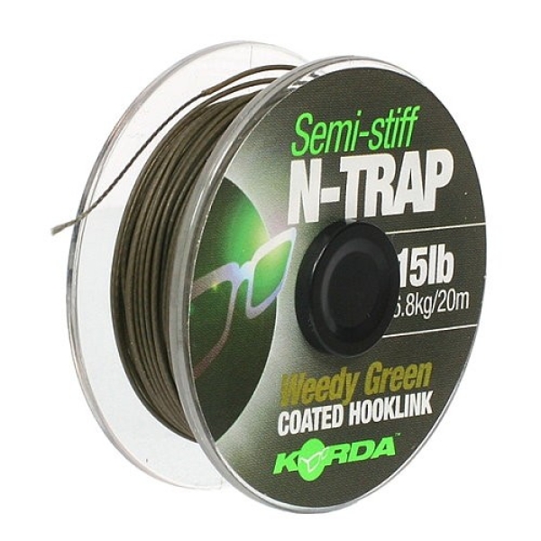 Korda N-Trap Semi Stiff 30lb Weedy Green