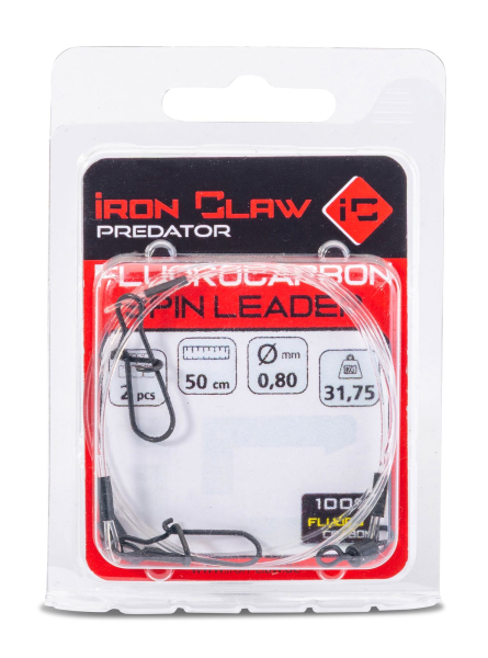 Sänger Iron Claw Fluorocarbon Spin Leader 0,50mm