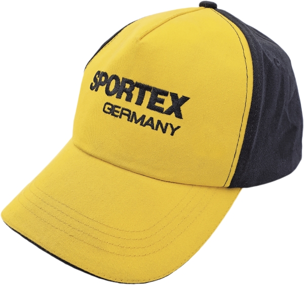 Sportex Base Cap Gelb / Schwarz "Germany"