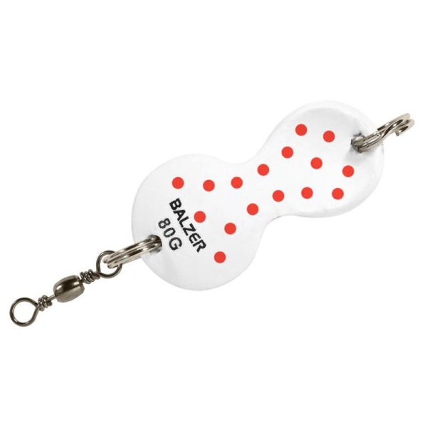 Balzer Edition Sea Plattfisch-Blinker Weiss-Rot 60gr.