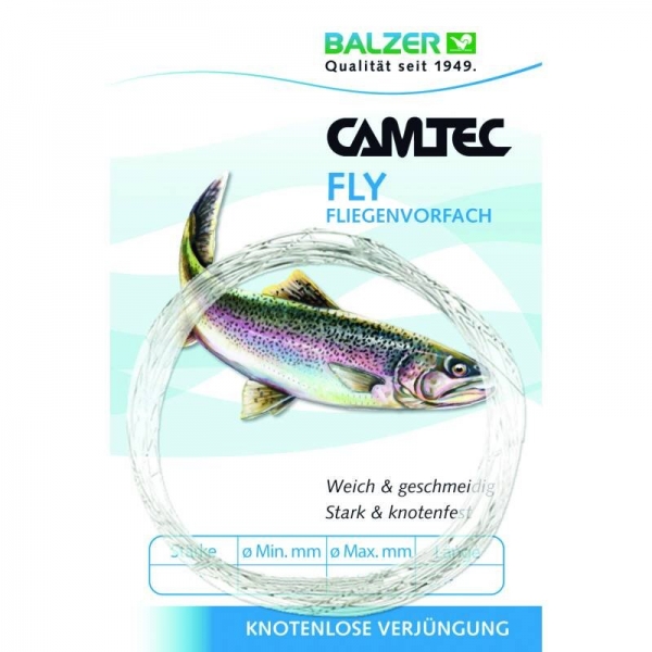 Balzer Camtec Fly Fliegenvorfach 4x 0,18mm