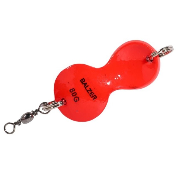 Balzer Edition Sea Plattfisch-Blinker Orange-Rot 60gr.
