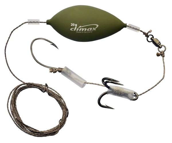 Climax Cult Catfish Tauwurm Montage mit U-Pose