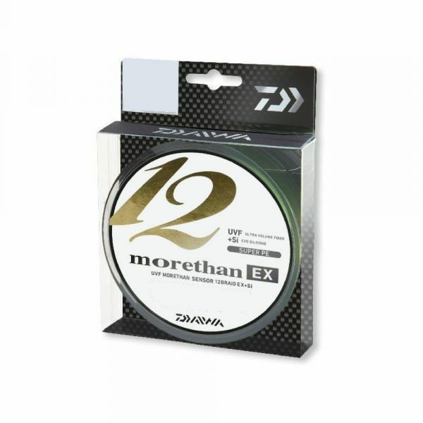 Daiwa MORETHAN 12 BRAID Lime Green 0,14mm