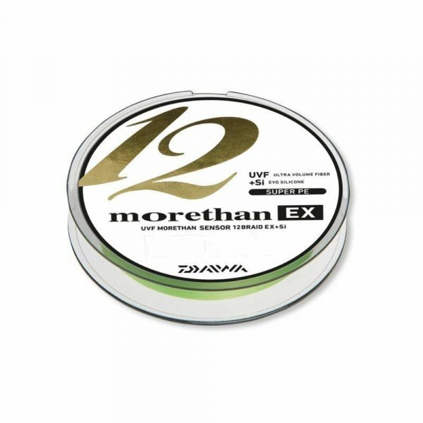 Daiwa MORETHAN 12 BRAID Lime Green 0,16mm