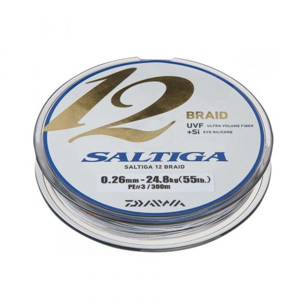 Daiwa SALTIGA 12 BRAID Multi-Color 300m 0,30mm