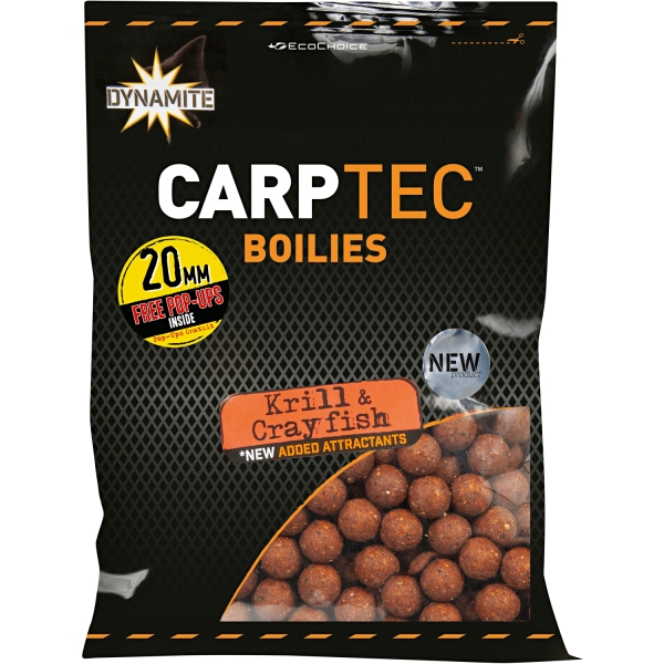 Dynamite Baits Carptec Boilies 15mm 1,8Kg Krill & Crayfish