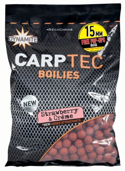 Dynamite Baits Carptec Boilies 15mm 1,8Kg Strawberry