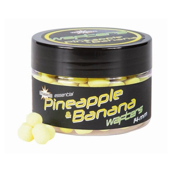 Dynamite Baits Fluro Wafters Pineaple & Banana 14mm