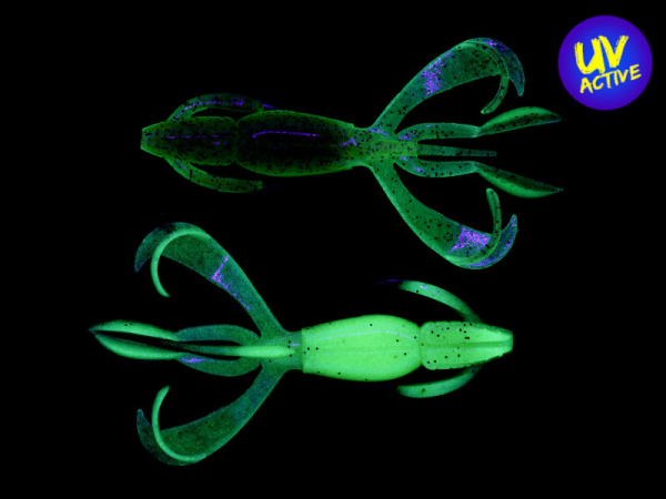 Keitech Crazy Flapper Hot Brownie UV 2.8" 7cm