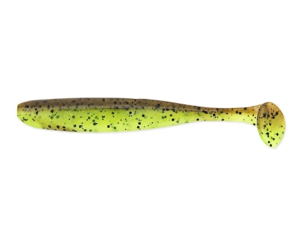 Keitech Easy Shiner Green Pumpkin / Chartreuse UV 4" 10cm
