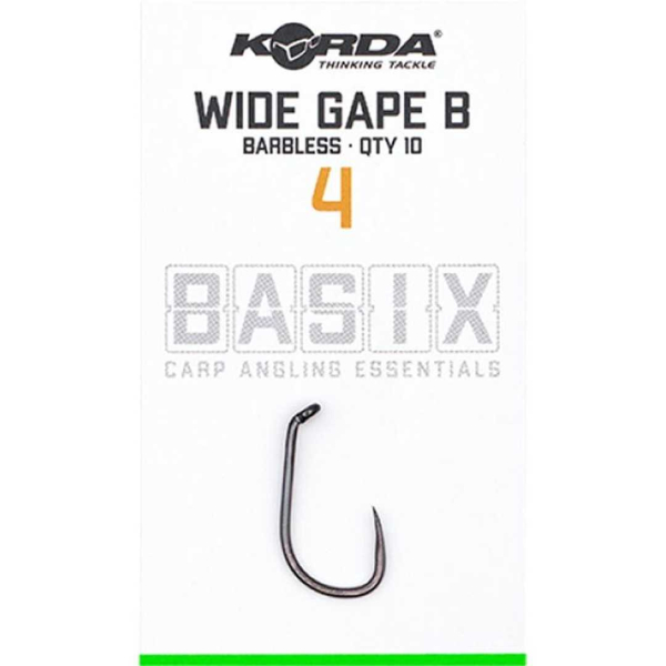 Korda Basic Wide Gape Barbless Gr.6