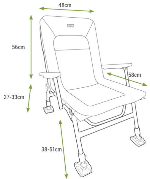 Korum Supa Lite Stretch Deluxe Chair