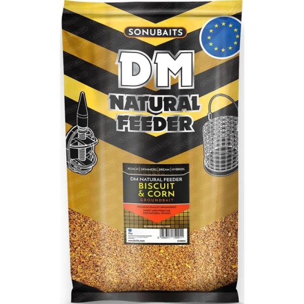 Sonubaits DM Natural Feeder Biscuit & Corn