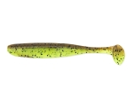 Keitech Easy Shiner Green Pumpkin / Chartreuse UV 4" 10cm